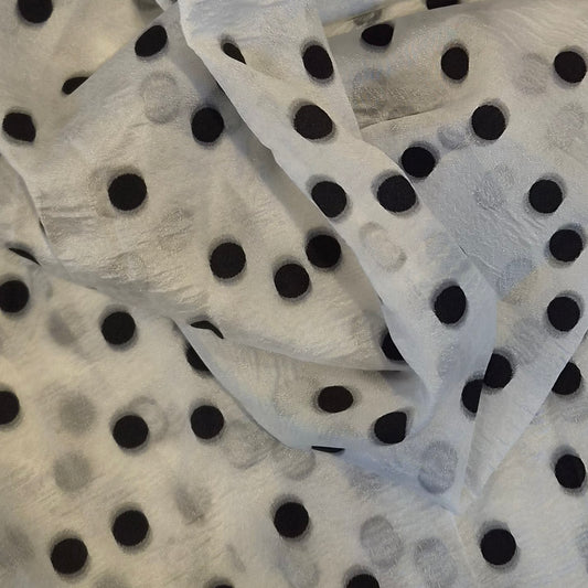 70cm Night sky spot cloque double organza