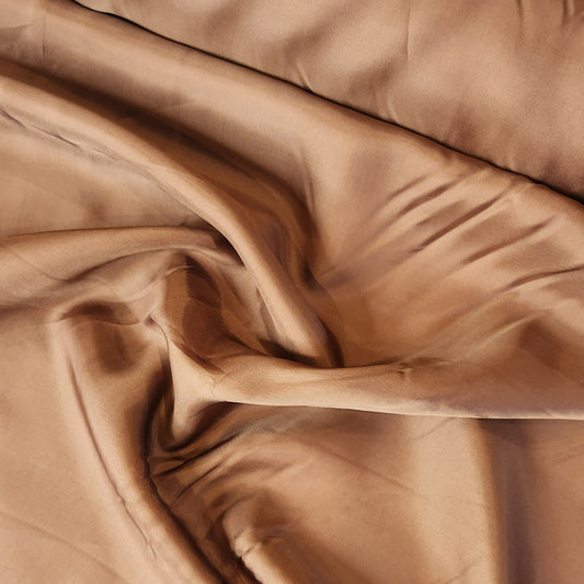 Milk chocolate acetate dress lining