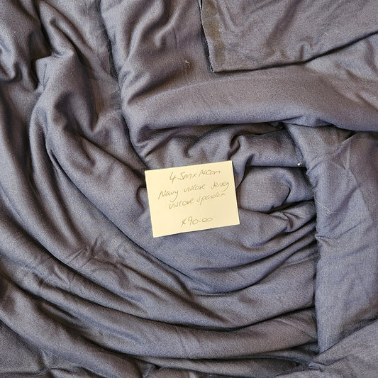 4.5m Navy viscose jersey