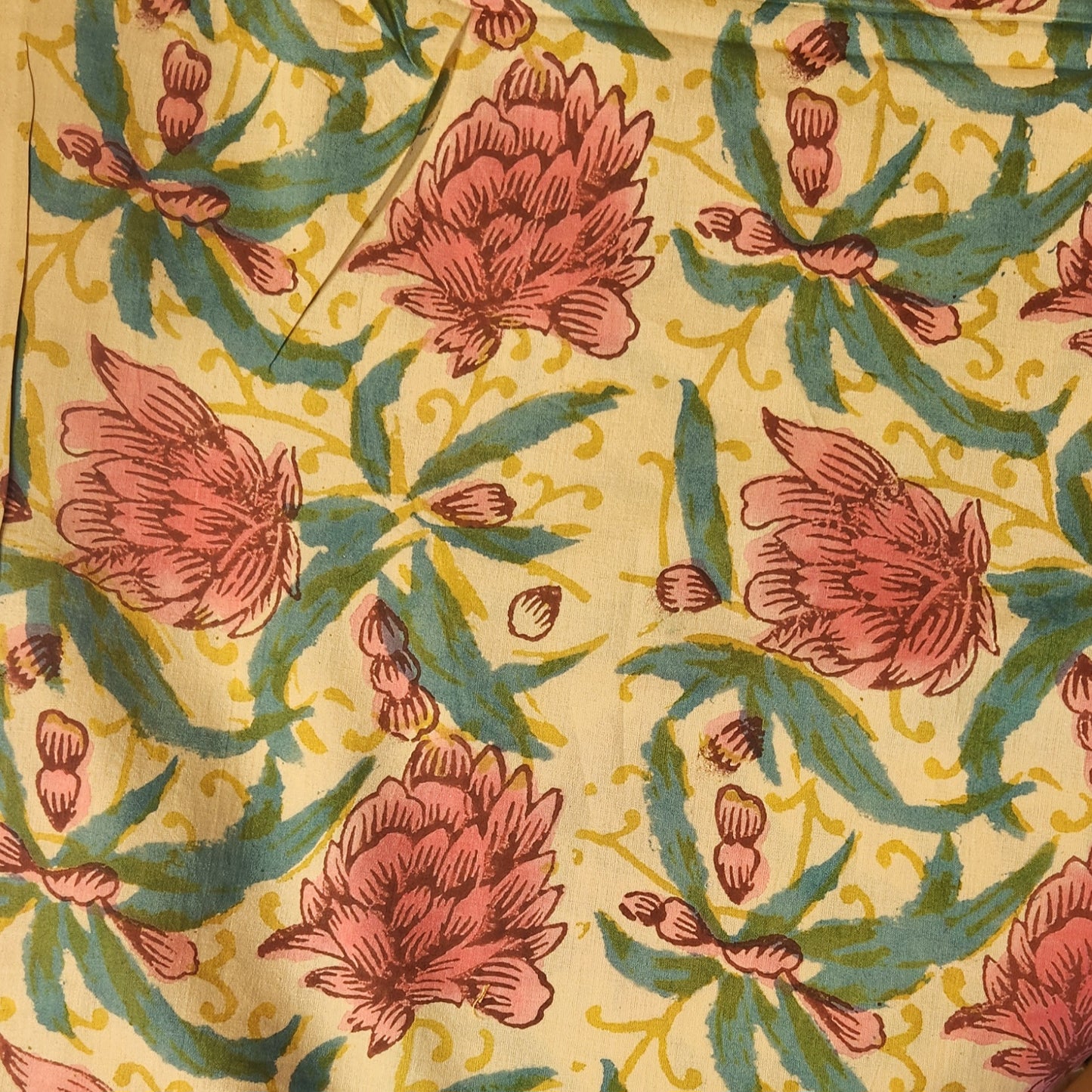 Mahira block print cotton voile