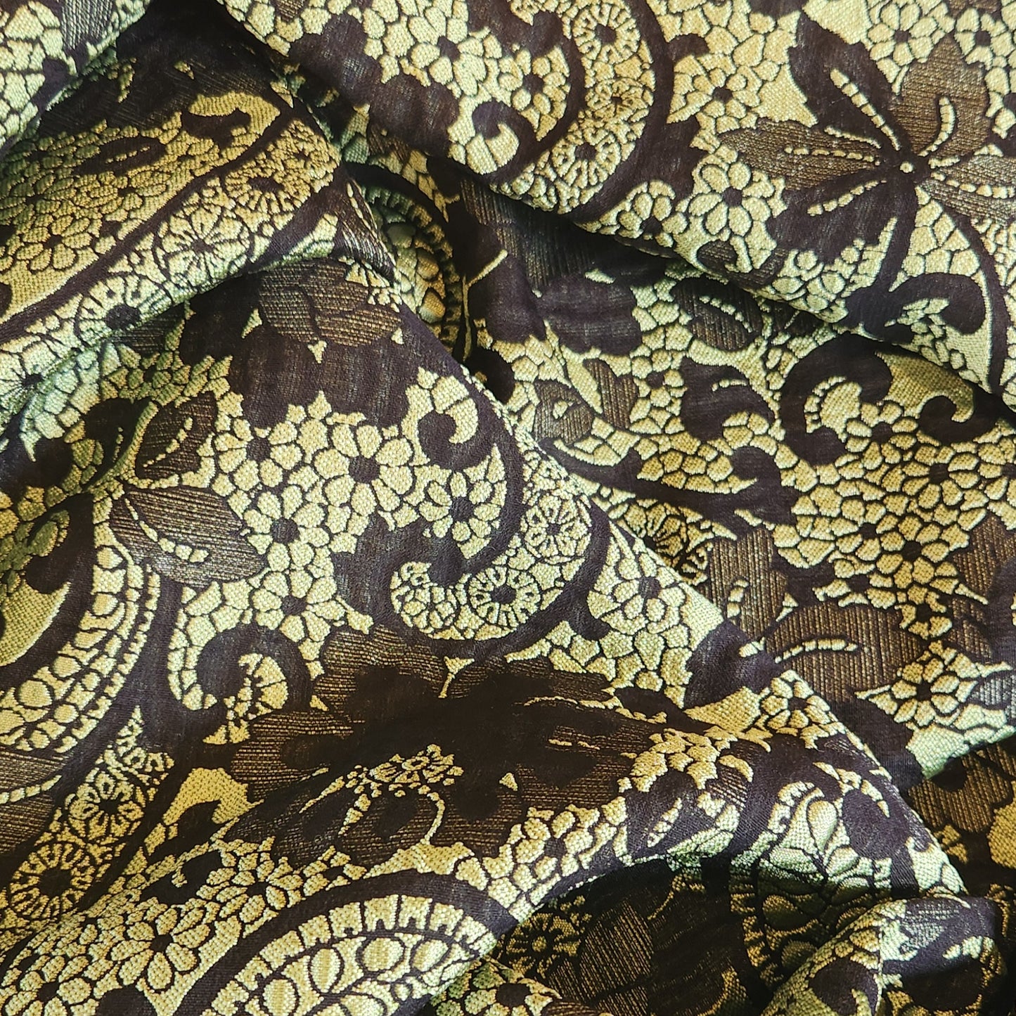 1.2m Lime parade soft cloque brocade