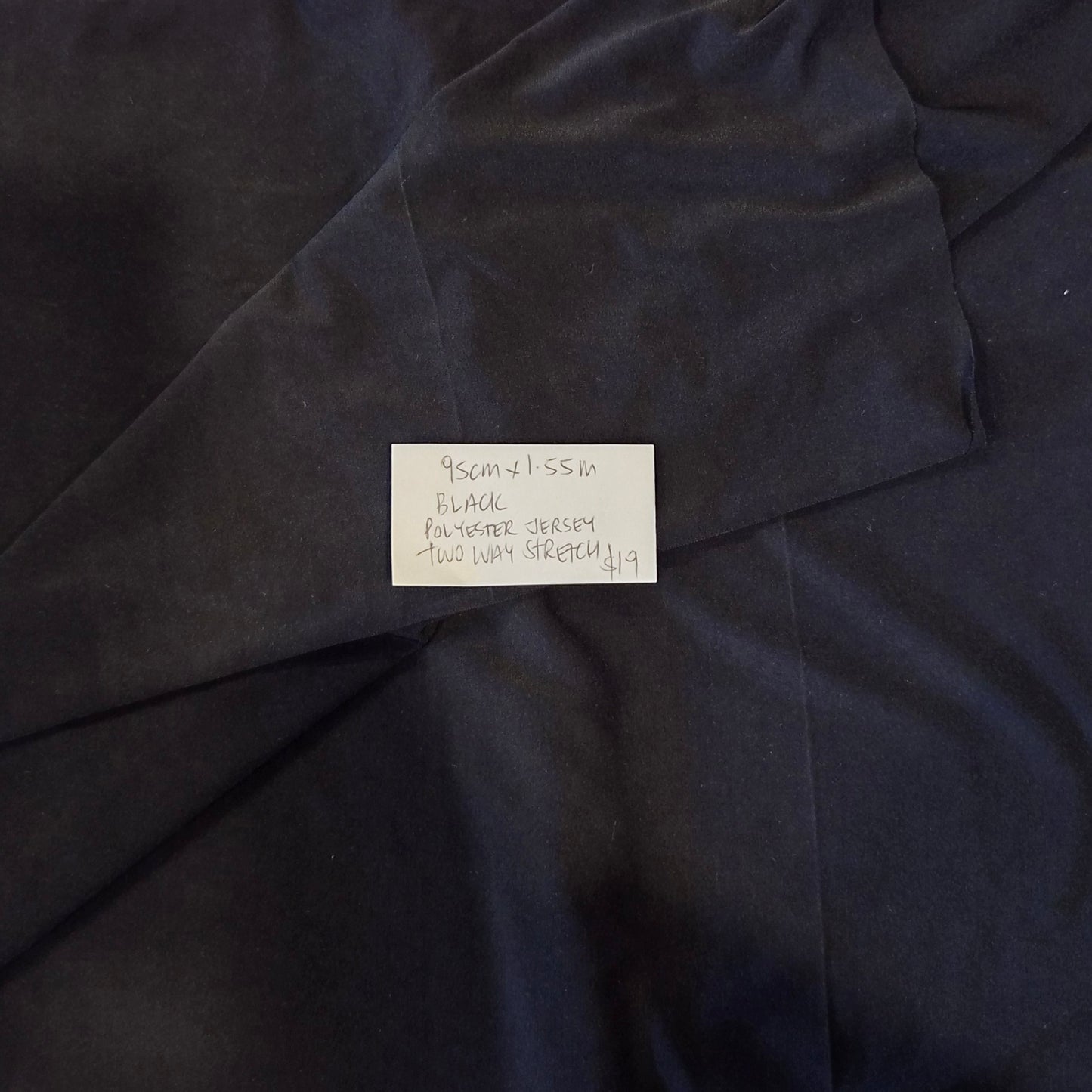 95cm Black polyester jersey