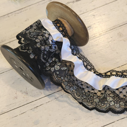 Roxanne frilled lace trim