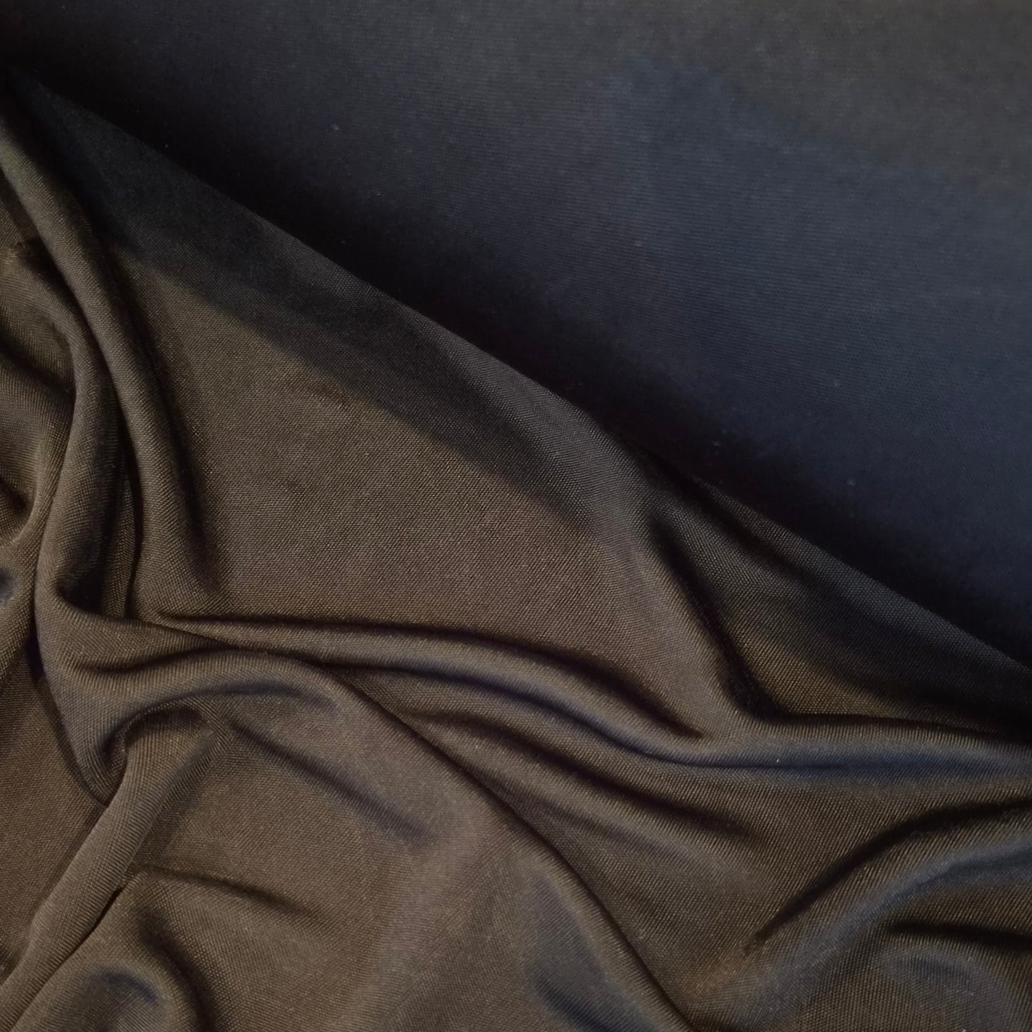 Black silk viscose jersey