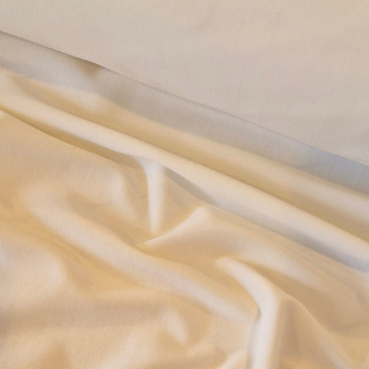 Ivory polyester knit