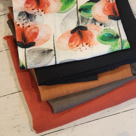 16. 5 pieces assorted linen