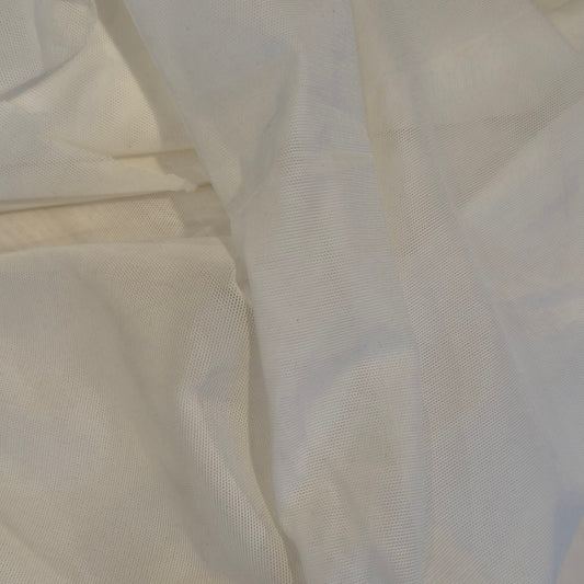 1m plus end white stretch mesh