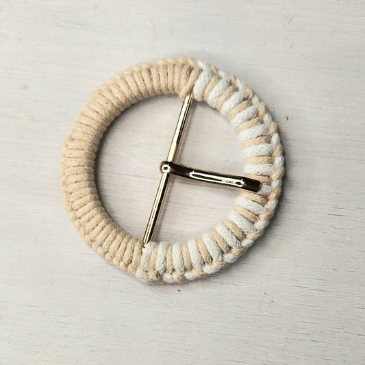 Two tone Rope buckle