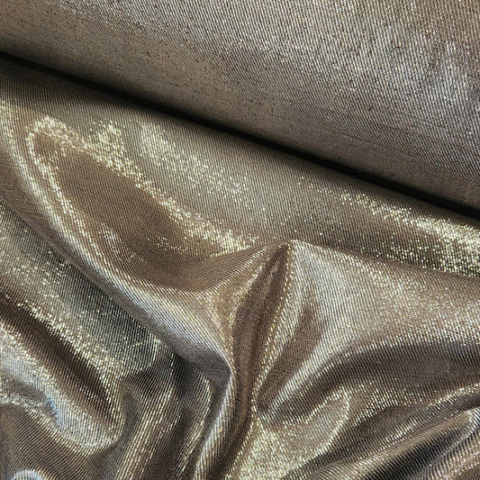 Pewter lurex lightweight suiting