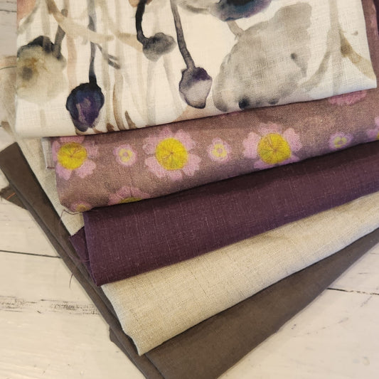 35. 5 pieces assorted linen