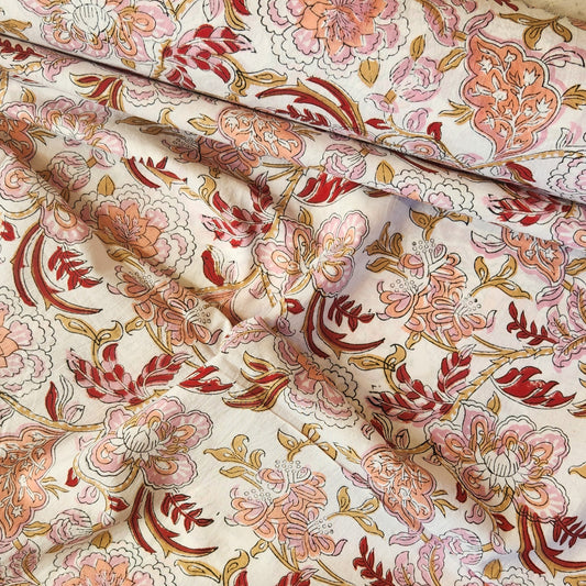 Anvi block print cotton voile