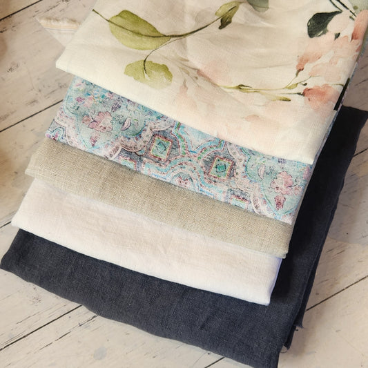 4. 5 pieces assorted linen