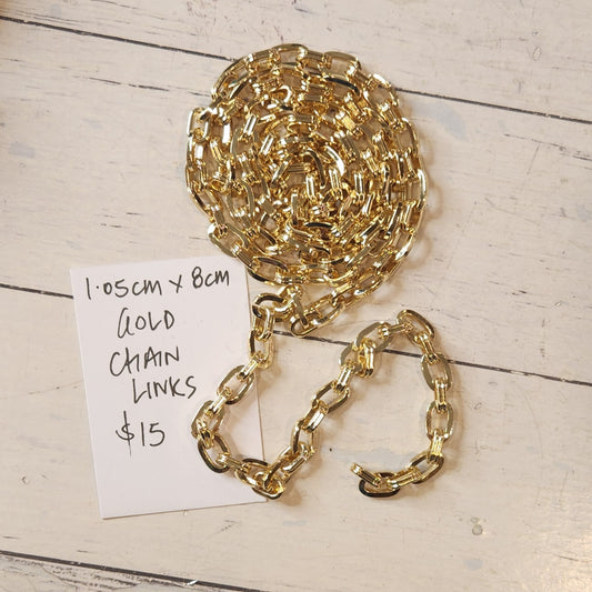 1.05cm Gold chain links