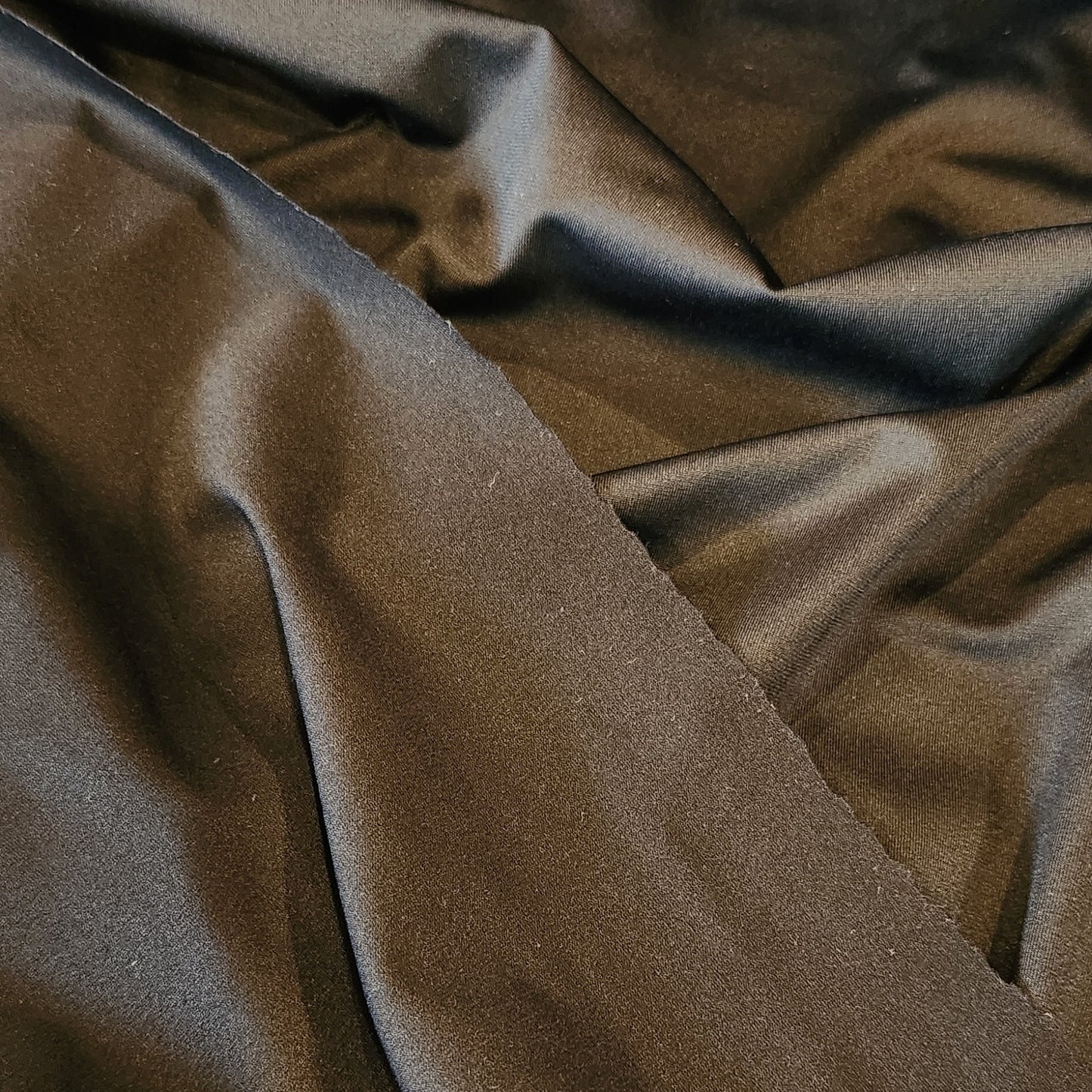 Black matte swimwear lining