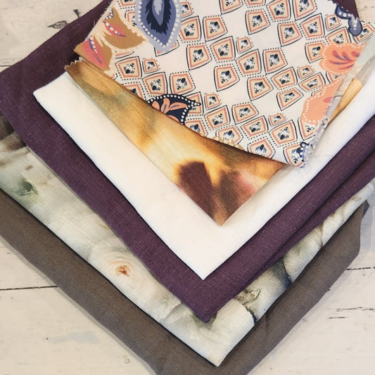 49. 5 pieces cotton and linen
