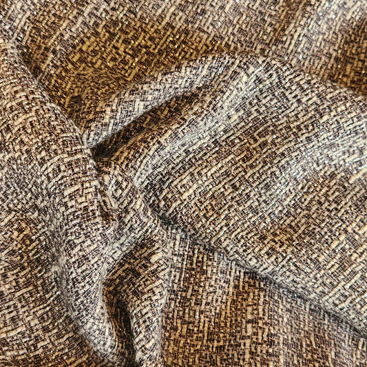 55cm Pewter blush cotton tweed