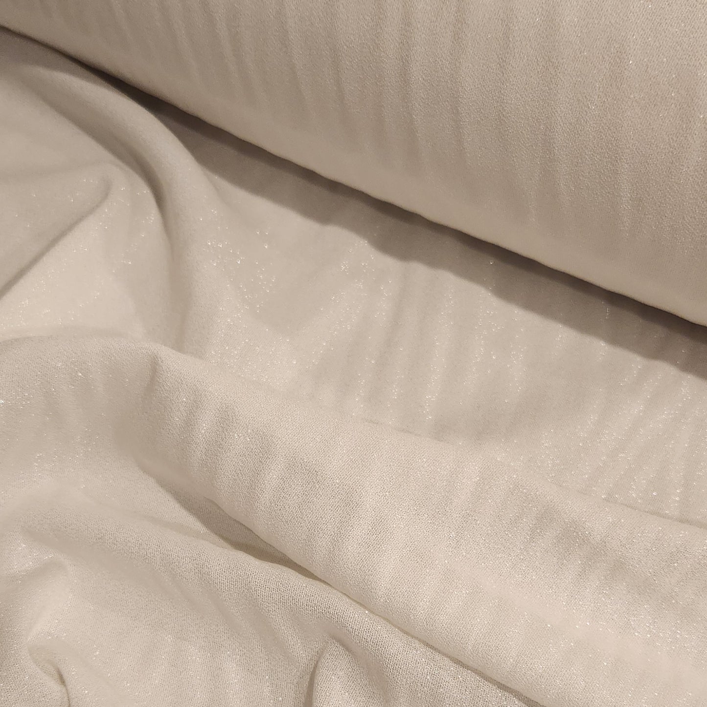 Moonlight on snow stretch georgette