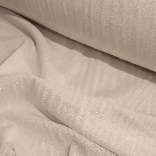 Moonlight on snow stretch georgette