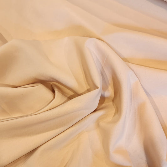 Nude stretch double georgette