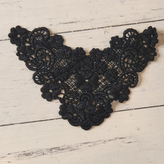 Black floral motiff