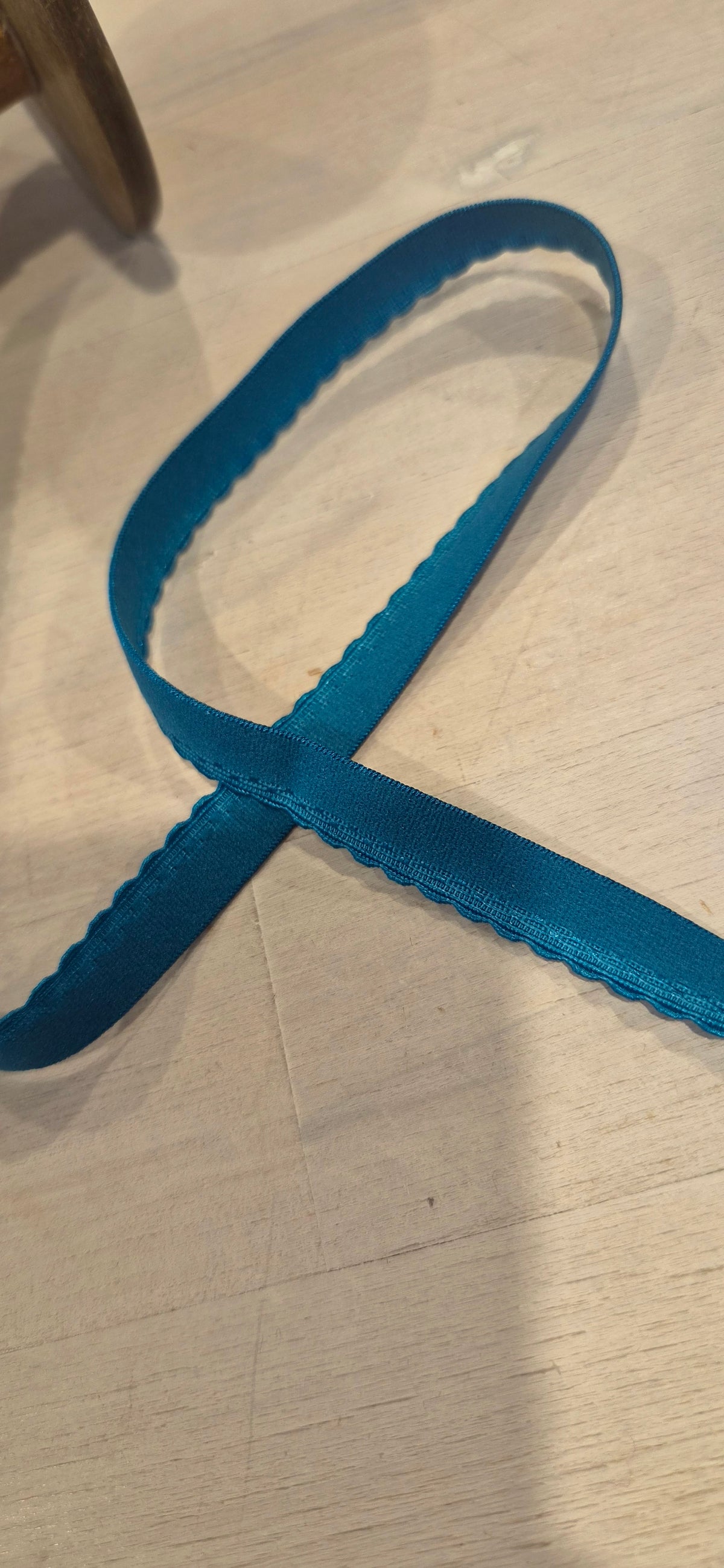 Peacock 12mm Plush Picot Elastic