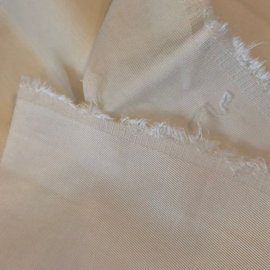 45cm Deep ivory Corded viscose