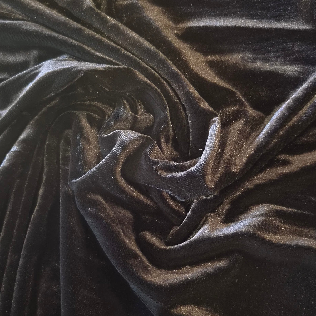 Black beauty stretch velvet