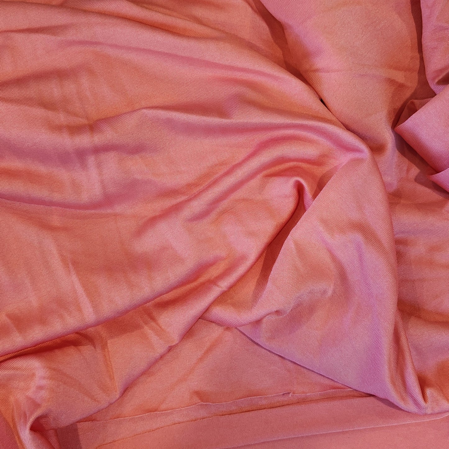 1.3m Flamingo pink fine viscose knit brocade