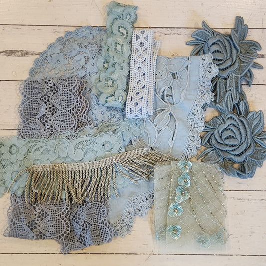 9 pieces duck egg trims