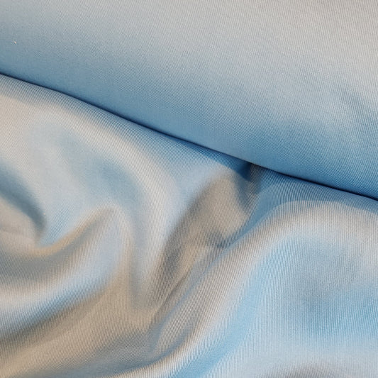 Pleasant blue viscose drill