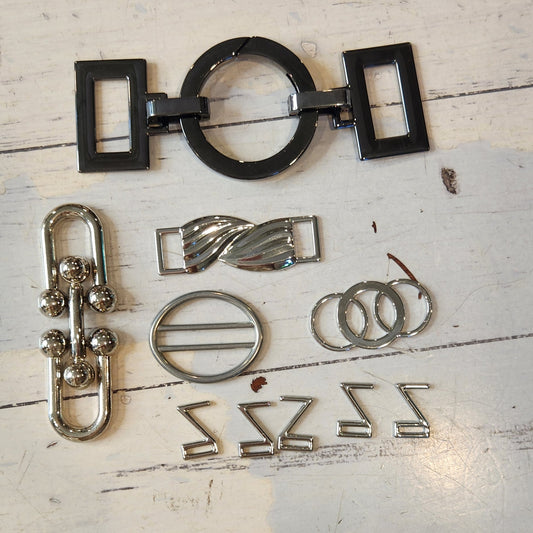 14. Collection of metal embellishments