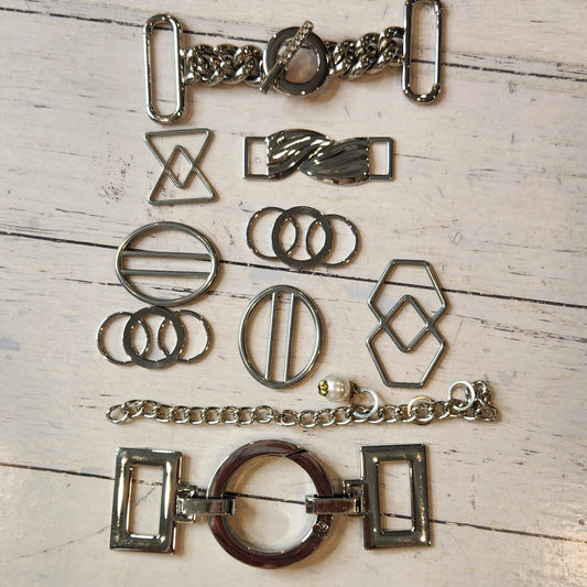 13. Collection of metal embellishments