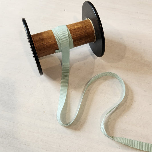 Duck egg 12mm grossgrain ribbon