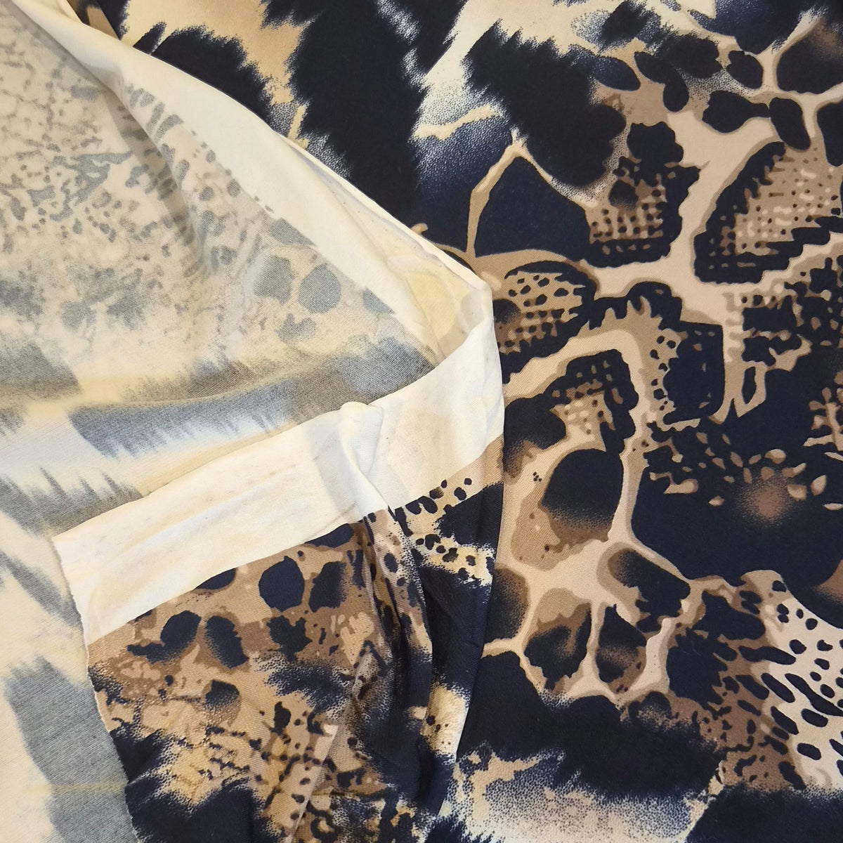 Blue wild jersey knit