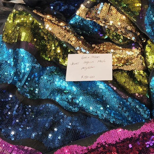 6m Jewel sequin mesh