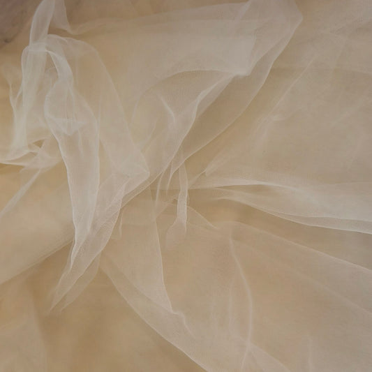 6m Ivory soft tulle