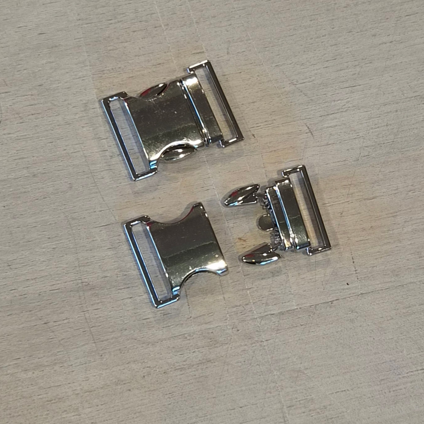Chrome belt clasp