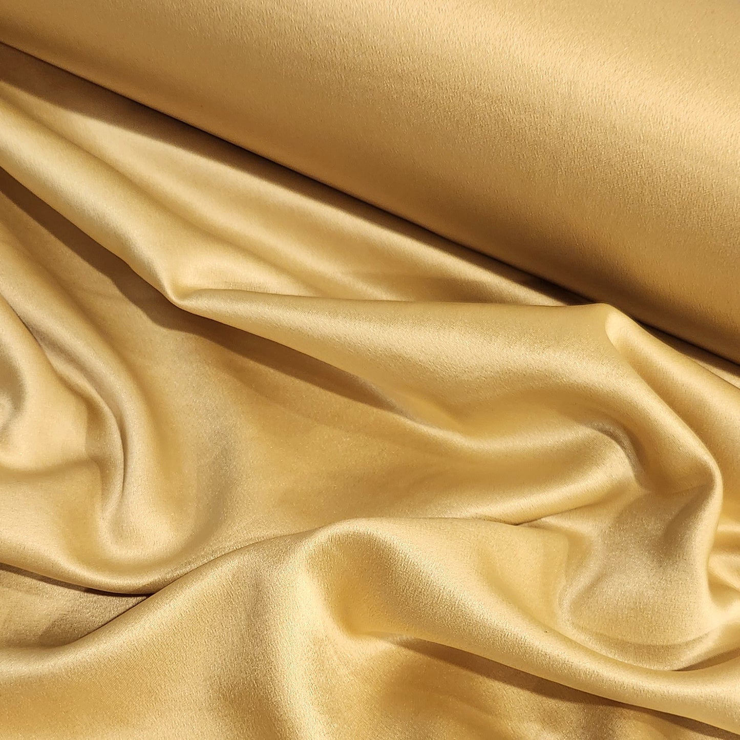 Daffodil brushed satin
