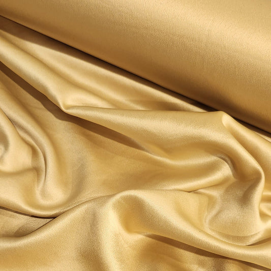 Daffodil brushed satin