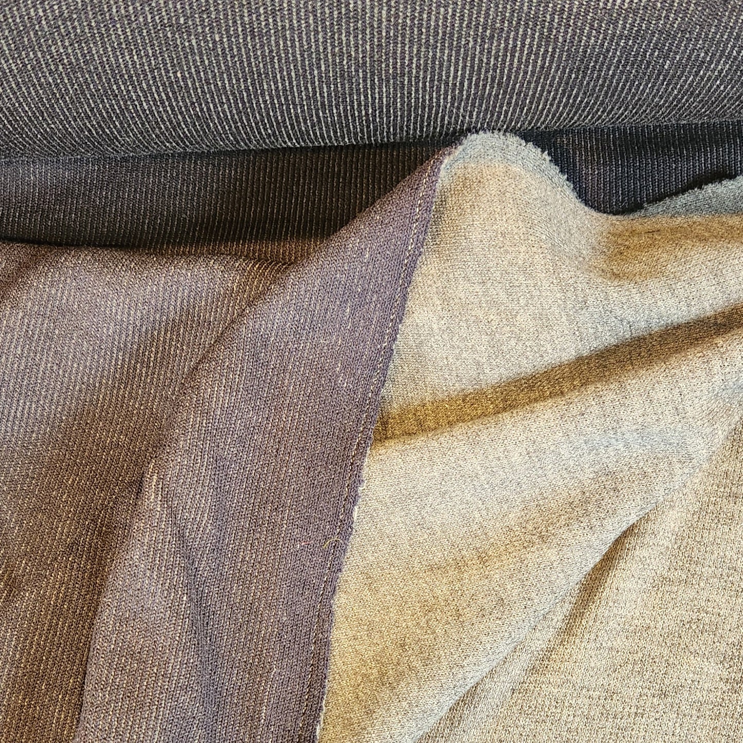 Davy denim rib knit