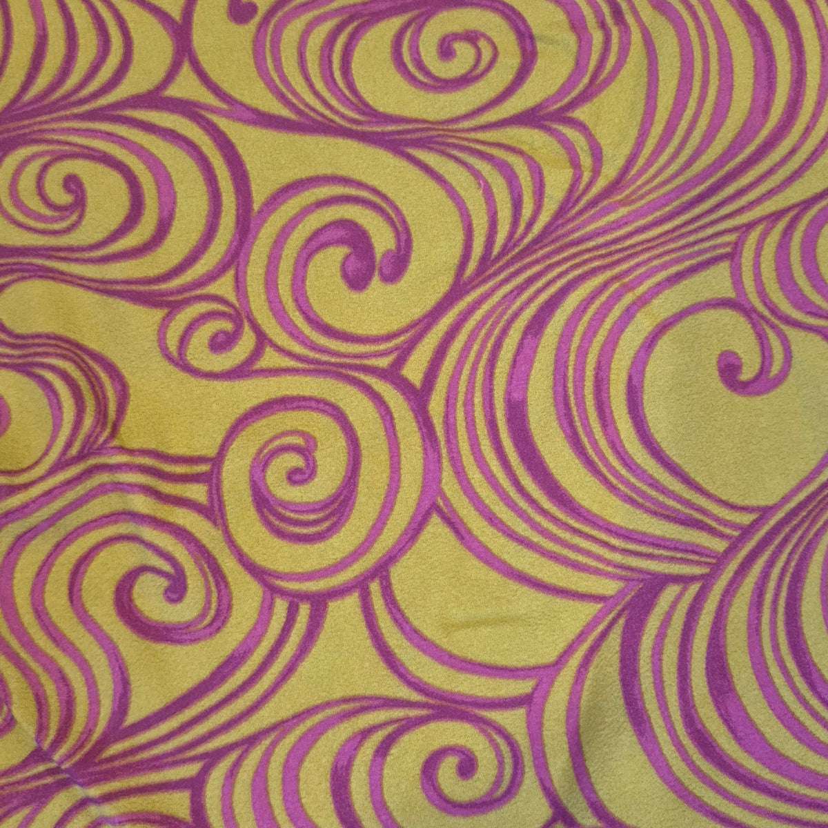 Raspberry swirls crepe de chine