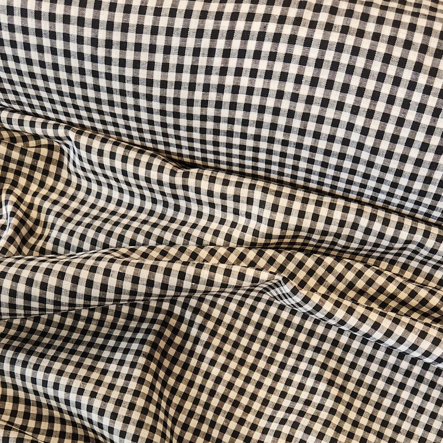 Mini black and white gingham