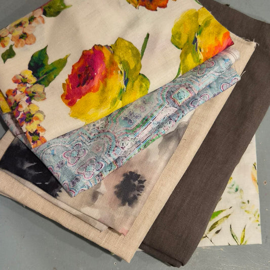 45. 6 pieces assorted linen