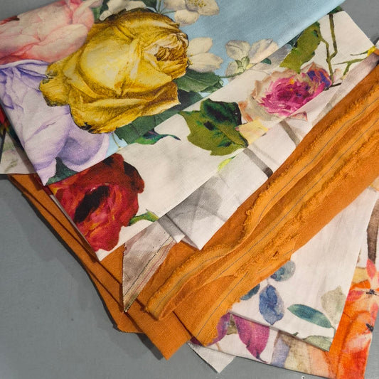 43. 6 pieces assorted linen