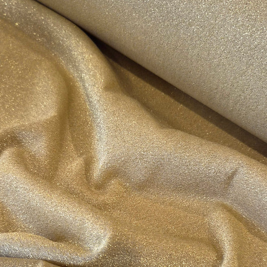 Gold shimmer knit