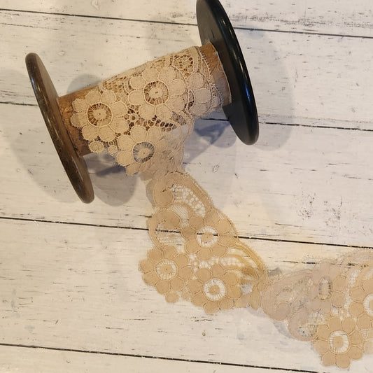 Posies deep cream lace
