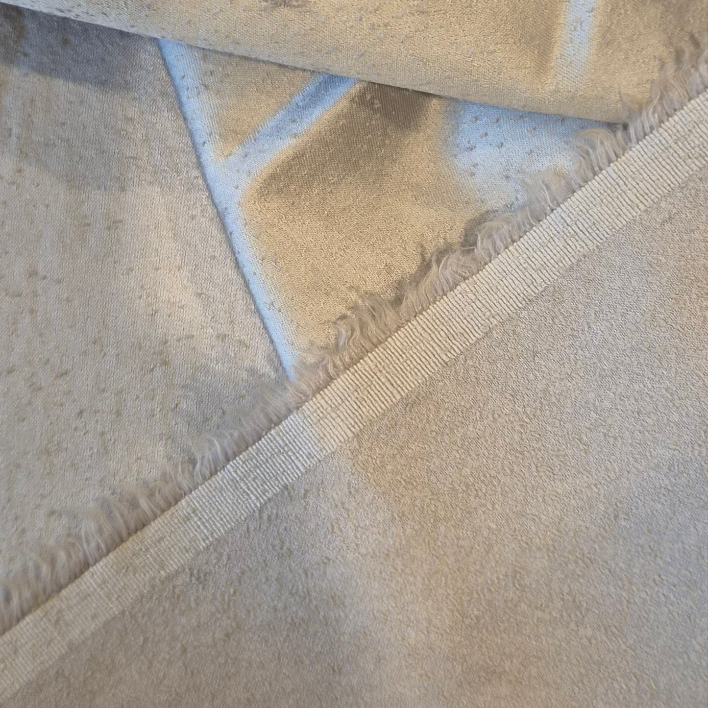 Dove textured satin