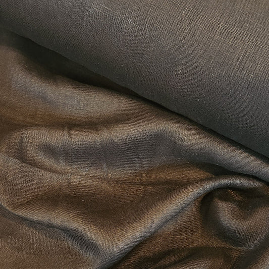 Bobbi black linen