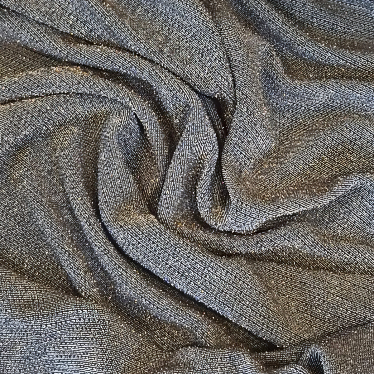 Bronze thread lurex jersey