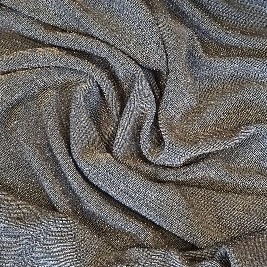 Bronze thread lurex jersey